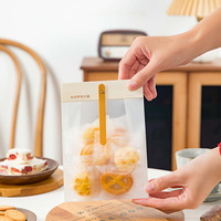 Emballage Transparent PP givré flocon de neige croustillant bonbons lait Date Cranberry Biscuit emballage sac cuisson Snacks sac auto-scellant
