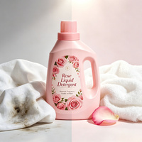 Détergent à lessive liquide écologique jetable 2L |   Soins à domicile concentrés |   Détachant antibactérien floral au jasmin
