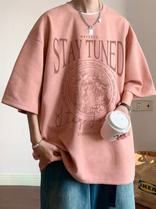 2025 di tendenza Custom Streetwear di fascia alta di lusso da uomo t-shirt con stile grosso logo Oversize stampato <span class=keywords><strong>su</strong></span> t-shirt per la <span class=keywords><strong>stampa</strong></span> Unisex - Product Image 4