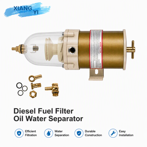 ตัวกรองน้ำมันดีเซลสำหรับงานหนัก HF Marine พร้อมตัวแยกน้ำมันและน้ำ ได้รับการรับรองมาตรฐาน CE/ISO9001 ใช้ร่วมกับ 900FG สำหรับเรือ รถบรรทุก งานก่อสร้าง ผลิตในไต้หวัน - Product Image 2