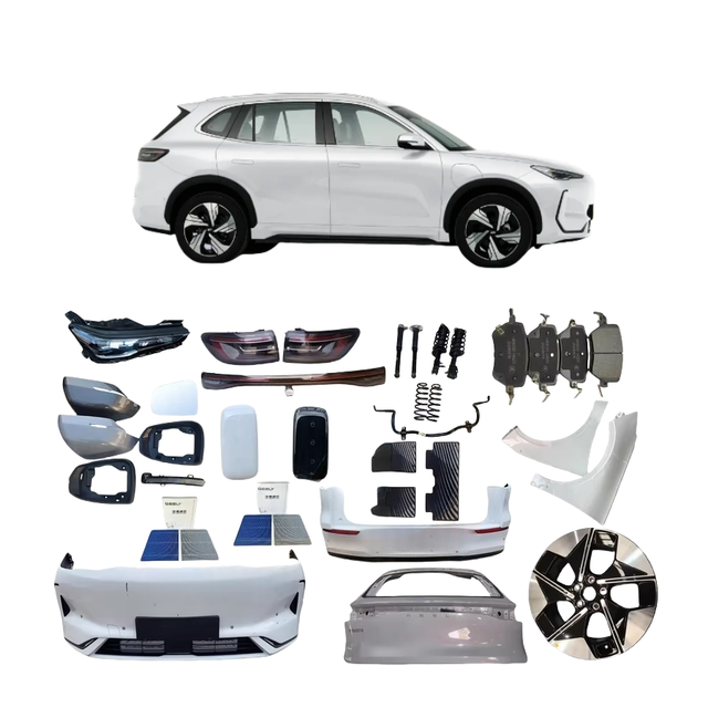 Original Geely Galaxy E5 EX5 E8 L6 L7 Accessories Headlight Taillight Fender Door Rim Keyd Filter Bumper Brake Suspension Parts