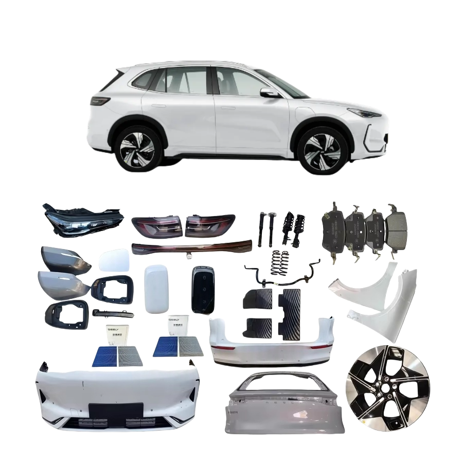 Original Geely Galaxy E5 EX5 E8 L6 L7 Accessories Headlight Taillight Fender Door Rim Keyd Filter Bumper Brake Suspension Parts