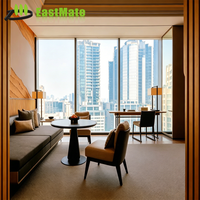Fünf-Sterne-Präsidenten-Suite Hotel Maßgefertigtes Modernes Luxus-Schlafzimmer & Esszimmer-Möbelset Kingsize-Bett für Villa Wohnzimmer-Eastmate