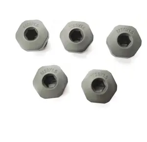 M20 Nylon Male Threaded Cable Gland Screw End Cover Gray Plastic Screw Hole Plugs