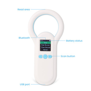 Bán buôn netum Pet Microchip Reader Scanner RFID emid cầm tay Pet chip ID Scanner có thể sạc lại lưu trữ dữ liệu động vật tag Scanner - Product Image 6