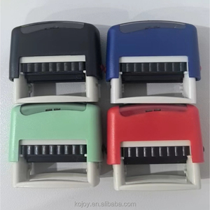 Nhà Máy Bán Buôn Chất Lượng Cao Tự Mực Cao Su Tem Ngày Tem Với Dầu Dựa Trên <span class=keywords><strong>Ink</strong></span> Pad Sử Dụng Máy Khắc Laser - Product Image 1