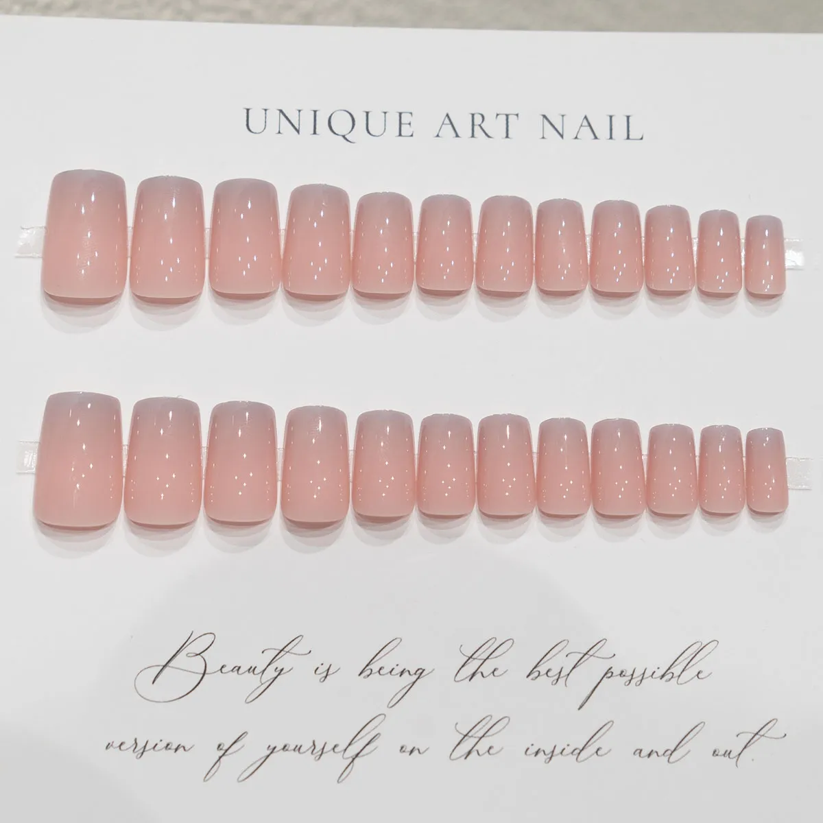 High Quality Handmade Luxury French Full Cover Korean Wholesale Extra Long Acrylic Clear False Nails For Gel Tips In Bulk
