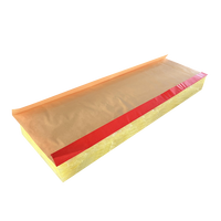 Laine de verre certifiée UL ASTM E84, rouleaux R15, isolation thermique pour entrepôts, isolation en fibre de verre avec couche de papier kraft