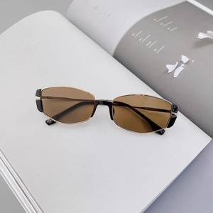 Gafas de Sol Ovaladas de Metal Estilo Y2K, Retro, Protección Solar, de Lujo para Hombre - Product Image 6