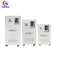 Stabilisateur de tension automatique de type servo électrique TNS AVR triphasé 30 kVA en cuivre 380 V, régulateur de tension d'alimentation