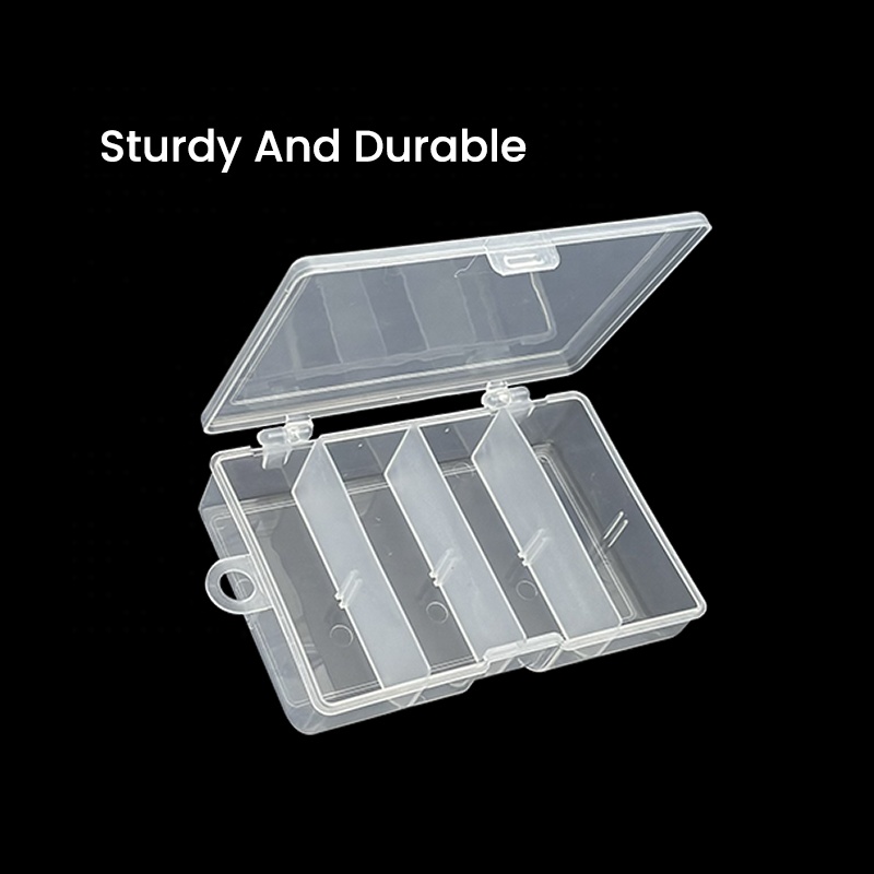 clear plastic boxes for fishing lures Large Utility Box these trays are a game Beoccudo 2 Pack Tackle Box