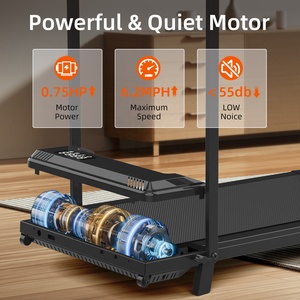 Caminadora Plegable para Debajo del Escritorio, Plataforma para Caminar Eléctrica con Motor de 0.65HP, Control por Aplicación, Pantalla LED, Uso en Casa, Oficina o Gimnasio - Product Image 4