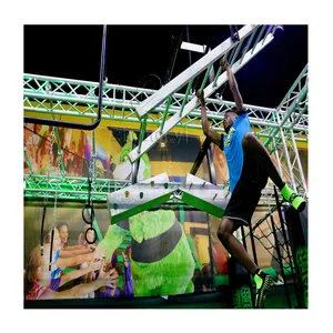 Commerciële Amerikaanse Avontuur Indoor Speeltuin Ninja Krijger Hindernisbaan Uitrusting Projecten Voor Kinderen