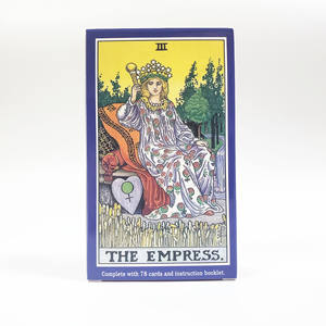 Buena calidad 12X7 <span class=keywords><strong>Universal</strong></span> Wait <span class=keywords><strong>Tarot</strong></span> con guía 78 tarjetas juego de mesa de adivinación para jugar - Product Image 6