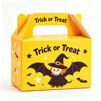 Boîtes de fête d'Halloween en gros pour enfants, pour cupcakes, avec logo personnalisé, emballage en papier pour friandises ou farces, usine d'emballage pour pâtisseries
