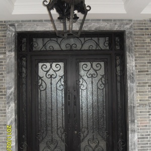 Elegante cancello in ferro battuto moderno fatto a mano - Product Image 3