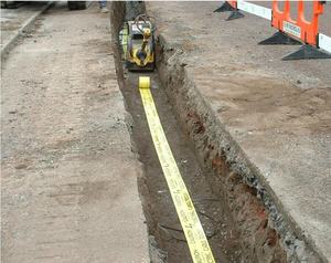 Ruban d'alarme de détection souterraine de haute qualité avec fil d'acier inoxydable intégré, ruban d'avertissement - Product Image 6