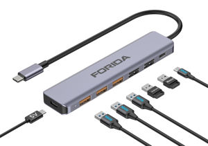 2025 NOUVEAU LAUNCH FORIDA 10Gbps USB <span class=keywords><strong>3</strong></span>.2 Hub, Hub USB avec <span class=keywords><strong>3</strong></span> ports USB a <span class=keywords><strong>3</strong></span>.2, USB <span class=keywords><strong>3</strong></span>.2 Gen 2 Splitter USB Expander pour ordinateur portable - Product Image 2
