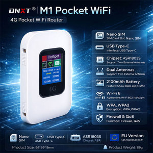 Routeur Wi-Fi portable DNXT WiFi6 300 Mbps, Wi-Fi mobile, bouton WPS, Wi-Fi de poche USB Type-C, prix avantageux pour les voyages - Product Image 2