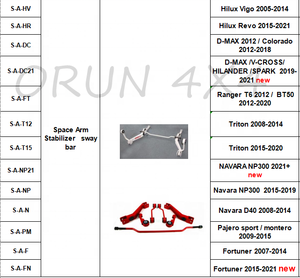 Dqhilux — stabilisateur de kits de sport, 4x4, suspensions, bras d'espace arrière, barre de balançoire - Product Image 3
