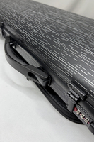 Sinomusik Marque Fibre De Verre Rectangle Violon Étui Rigide 4/4 Noir Couleur Accessoires Musicaux