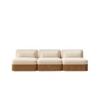 Ensemble de canapés modernes pour l'extérieur, chaise de loisirs, meubles de luxe en teck pour patio, balcon, jardin, imperméable et durable