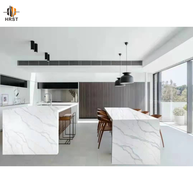 Factory Price Marble Look Quartz Engineered Stone Benchtop Quartz Stone Slab Counter Tops
