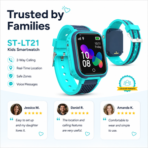 Teléfono para Niños con 4G <span class=keywords><strong>LTE</strong></span>, Resistente al Agua IP67, Carga Magnética, Correa de Silicona, Reloj Localizador para Venta Minorista y Marca Privada - Product Image 6