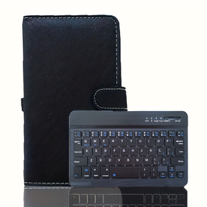 Étui de clavier de téléphone universel détachable en cuir PU avec support rabattable pour <span class=keywords><strong>smartphone</strong></span> iOS <span class=keywords><strong>Android</strong></span> Windows 4,5-6,8 pouces - Product Image 5