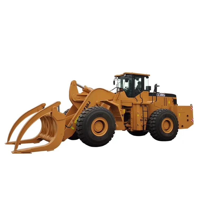 เครื่องตัดไม้ป่าไม้ Log Loader Grapple 12ton 15ton 18ตันล็อกไม้ Loader กับ CE