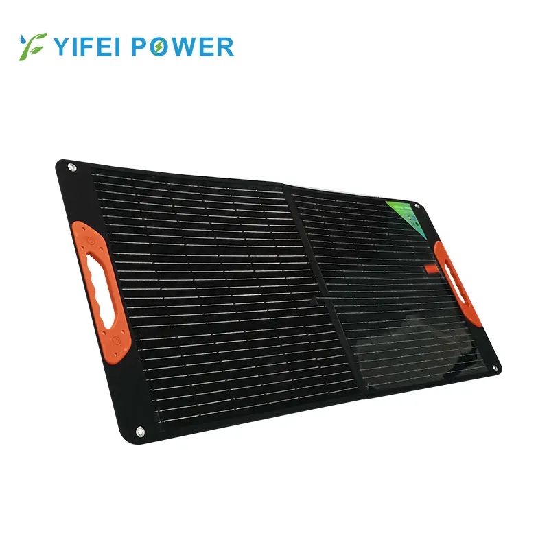 Portable Sun Power 100 W Panel solar plegable Paneles Solares Flexibles 100 vatios para batería
