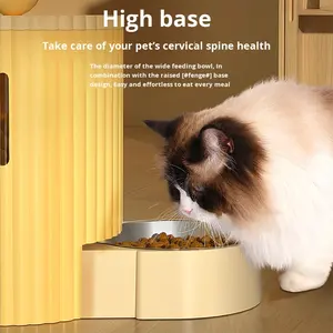 All-In-One Automatic Pet Feeder with Double <strong>Plastic</strong> <strong>Bowls</strong> for Cats/<strong>Dogs</strong> Includes Rice Water Drinking Features for Puppy Owners - Product Image 2