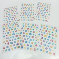 Transparent PE étiquette autocollant personnalisé petits autocollants transparents logo étiquette vinyle autocollants baiser coupe emballage étiquette imprimante