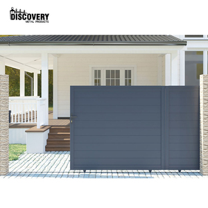 Puerta corredera <span class=keywords><strong>de</strong></span> <span class=keywords><strong>aluminio</strong></span> horizontal, puerta <span class=keywords><strong>de</strong></span> portal para entrada <span class=keywords><strong>de</strong></span> casa y jardín - Product Image 6