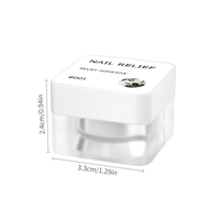 Gel à ongles UV/LED durcissable sans rinçage noir et blanc, colle à embossage 3D pour ongles, gel de sculpture professionnel pour nail art