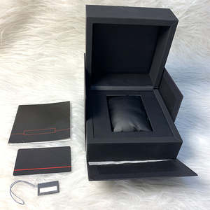 Premium Black Leatherette <b>Watch</b> Box Custom Wrist <b>Watch</b> Packaging <b>Case</b> with accessories Protective <b>Case</b> for Mechanical <b>Watches</b> - Product Image 4