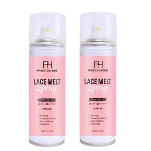 Low MOQ Perücke Lace Schmelz spray Private Label Aerosol Tank Lace Holding Spray 3,52 Unzen 100ml Extreme Hold Perücke Lace Schmelz kleber