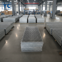 tranchée à haute charge de parcs Système de drainage de mur de toiture de passerelle durable Grille en acier galvanisée à chaud