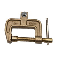 Pince de terre 500A 6017 pour câble de soudage, pince de terre robuste pour soudeuses MIG MMA TIG, pièces consommables pour machines à souder