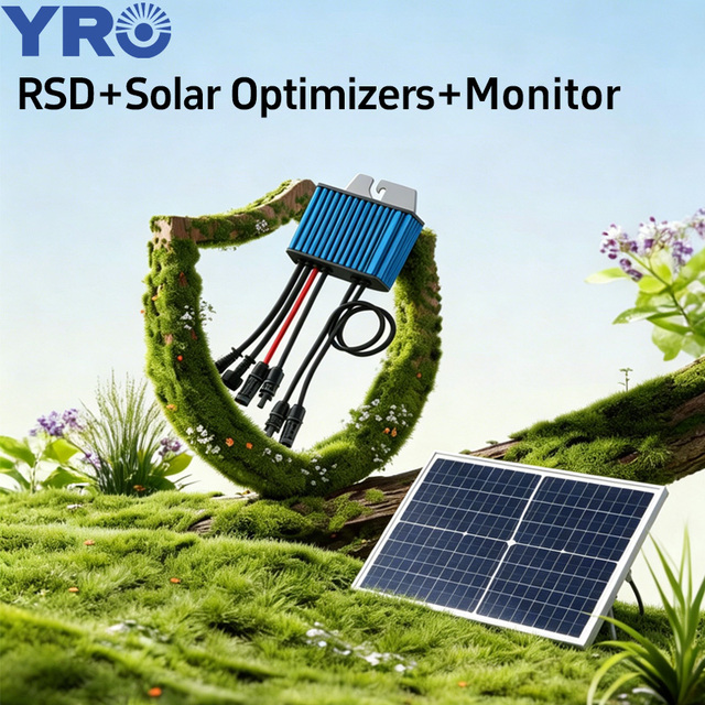 YRO Good MPPT Charge Controller for Solar Panel Smart APP Monitoring Automatic Rapid Shutdown Home Factory Grid-Tied PV System