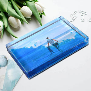 โลโก้ที่กําหนดเองลอยตกแต่งกรอบรูปอะคริลิคเหลวน้ําน้ํามันสีที่มีอยู่เปลี่ยนการพิมพ์ซิลค์สกรีน - Product Image 5