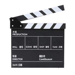 Master Gu Wooden Clapperboard 30cmx27cm Director Film Production Prop Photography Accessory Photo Booth Decor - Product Image 5