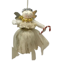 Neue Weihnachts-Schneemann-Dekorationen Niedliche Mehrfarbige Polyresin-Engel Kreative Fensteranhänger Baumschmuck 6 Zoll Feiertagsornamente
