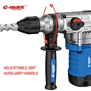 Marteau <span class=keywords><strong>perforateur</strong></span> électrique <span class=keywords><strong>SDS</strong></span> Plus HERZO 1500W, marteau de démolition rotatif pour usage industriel, perceuse à percussion électrique 220V - Product Image 4
