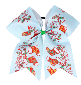 Toptan Yeni Noel Yüksek Kaliteli Saç Bağları Kızlar İçin Saç Tokası Noel Kardan Adamı Özel Saç Tokaları Mutlu Noeller - Product Image 5