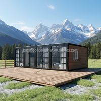 Boxspace Conteneur Détachable Modulaire Maisonnette 20ft 40ft Design Ferme Appartement École Villa de Luxe Préfabriquée Hôtel