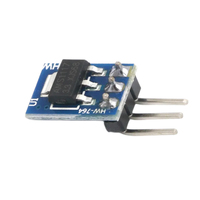 Modul catu daya Step Down DC-DC, 5V sampai 3.3V modul Buck AMS1117 800MA papan Boost otomatis tegangan batas mulai