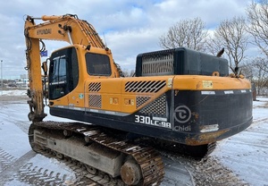 SUPÉRIEURE marque coréenne Original 33 TONNES grande taille utilisée HYUNDAI 330LC-9A R60w-7 R225LC-7 pelle rétrocaveuse sur chenilles en vente - Product Image 4