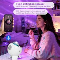 Projecteur d'étoiles galactiques, lumière de nuit Aurora |   Plus de 300 modes de couleurs pour haut-parleur, bruit blanc, minuterie, application/télécommande, pour la pièce