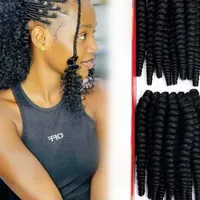 Lot de 2x Havana Curl Braids de 8 pouces, 20 mèches, en fibre basse température pour tresses au crochet, pour coiffures élégantes – Super Valeur en Gros